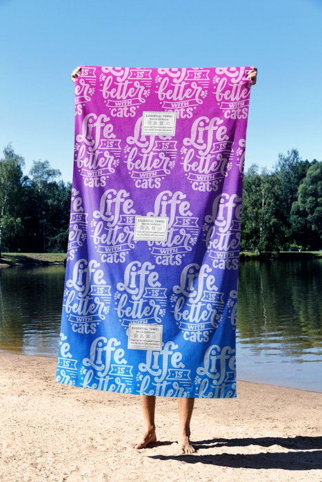 Mjölnir Toalla de Playa 90 Multicolor 70% Poliéster 30% Poliamida 90x150cm
